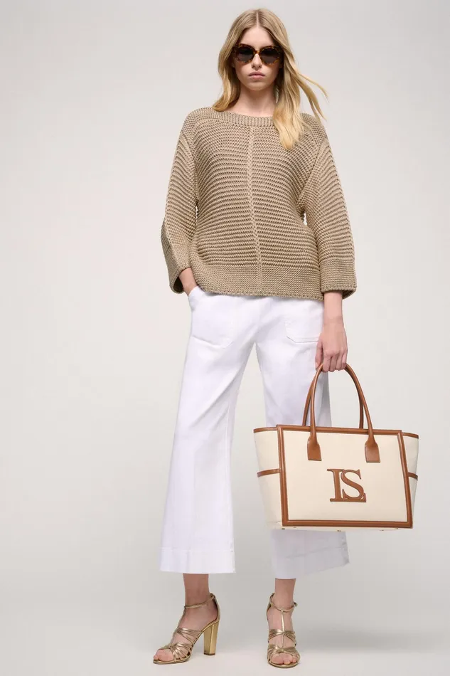 Luisa Spagnoli Knitwear Cedri Beige 8211 Women Luisa Spagnoli Knitwear Cedri Beige 8211 Women