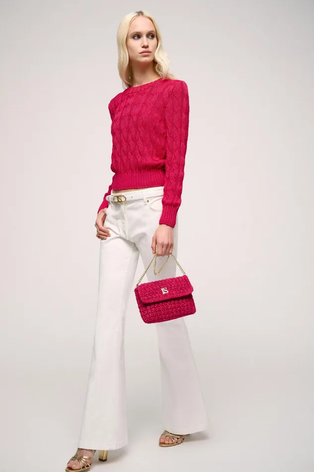 Luisa Spagnoli Knitwear Condominio Fuchsia 8211 Women Luisa Spagnoli Knitwear Condominio Fuchsia 8211 Women