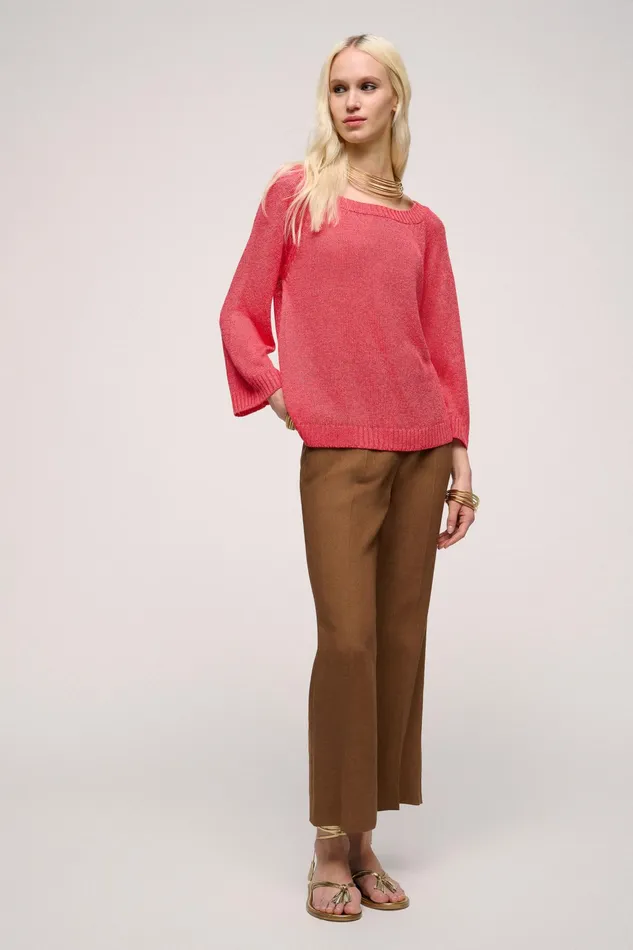 Luisa Spagnoli Knitwear Confettura Coral 8211 Women Luisa Spagnoli Knitwear Confettura Coral 8211 Women