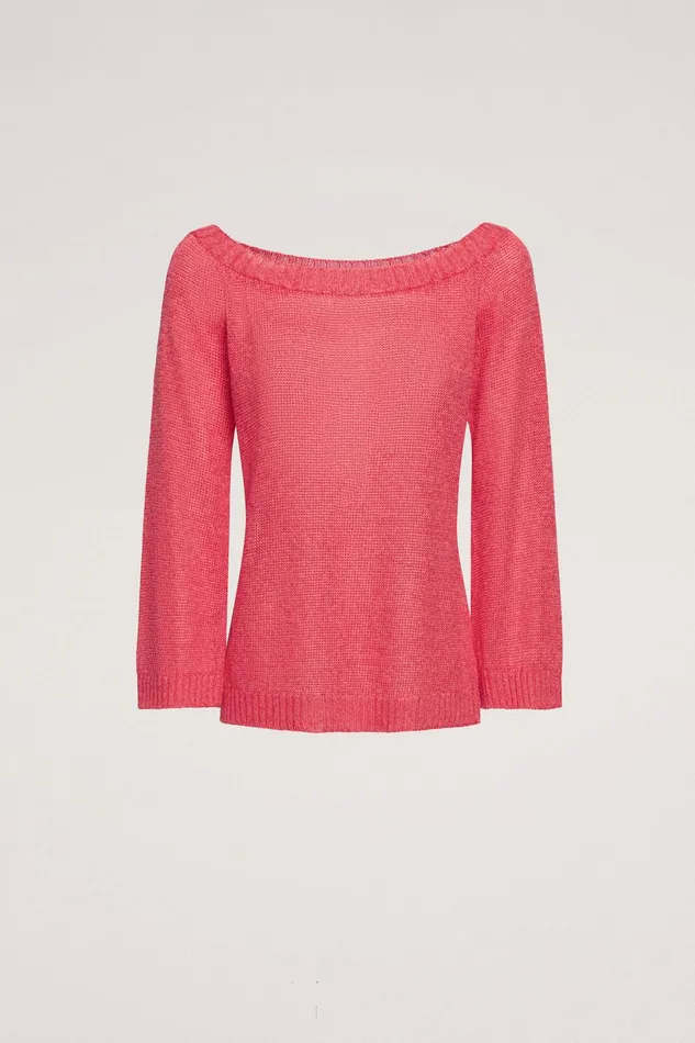 Luisa Spagnoli Knitwear Confettura Coral 8211 Women Luisa Spagnoli Knitwear Confettura Coral 8211 Women
