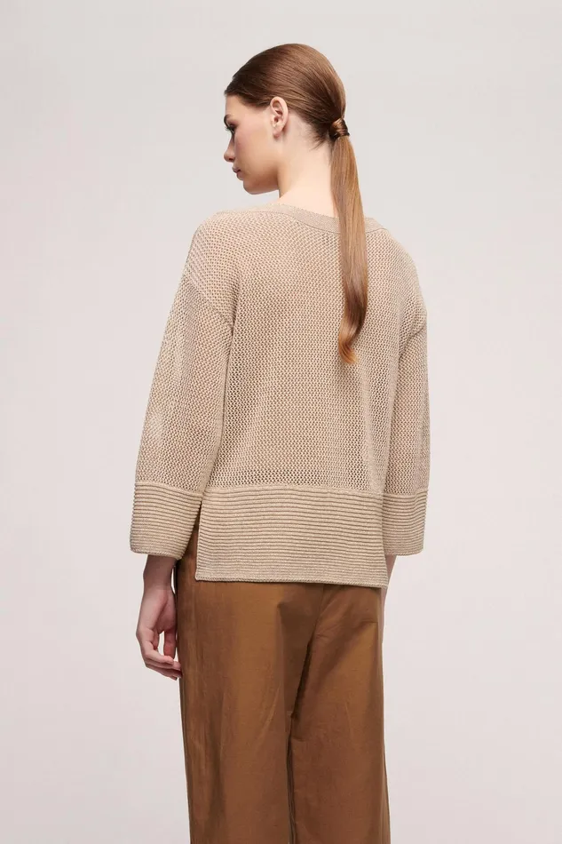 Luisa Spagnoli Knitwear Corallino Beige 8211 Women Luisa Spagnoli Knitwear Corallino Beige 8211 Women