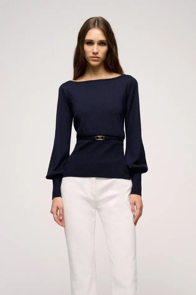 Luisa Spagnoli Knitwear Magride Blue 8211 Women Luisa Spagnoli Knitwear Magride Blue 8211 Women