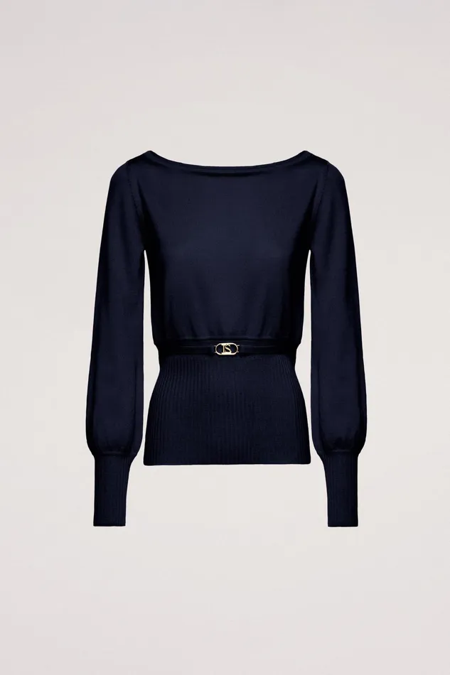 Luisa Spagnoli Knitwear Magride Blue 8211 Women Luisa Spagnoli Knitwear Magride Blue 8211 Women