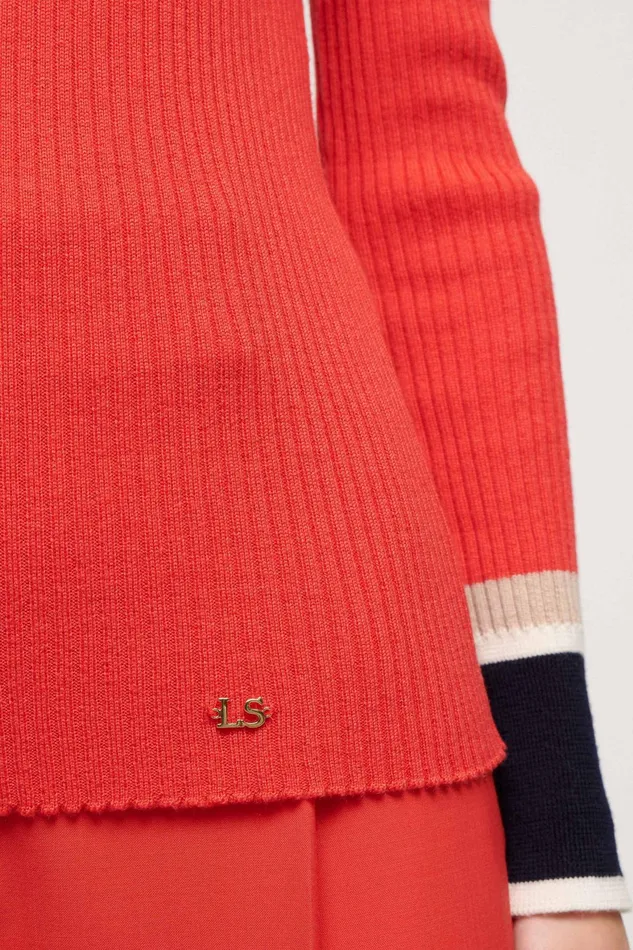 Luisa Spagnoli Knitwear Martini Coral 8211 Women Luisa Spagnoli Knitwear Martini Coral 8211 Women