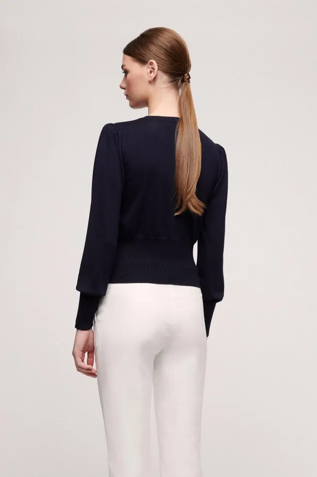 Luisa Spagnoli Knitwear Musicol Blue 8211 Women Luisa Spagnoli Knitwear Musicol Blue 8211 Women