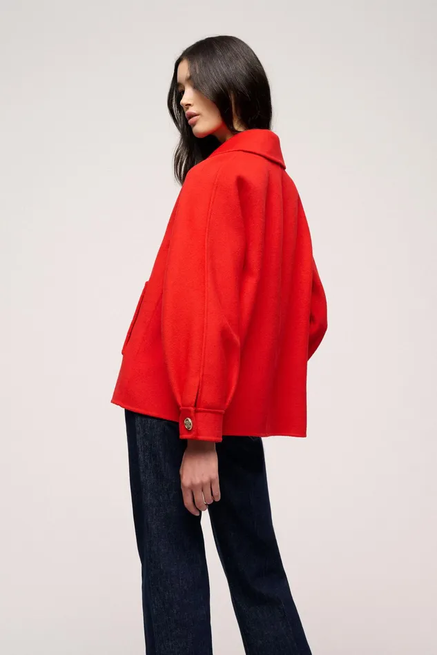 Luisa Spagnoli Outerwear Valchiria Red 8211 Women Luisa Spagnoli Outerwear Valchiria Red 8211 Women