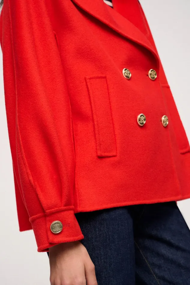 Luisa Spagnoli Outerwear Valchiria Red 8211 Women Luisa Spagnoli Outerwear Valchiria Red 8211 Women