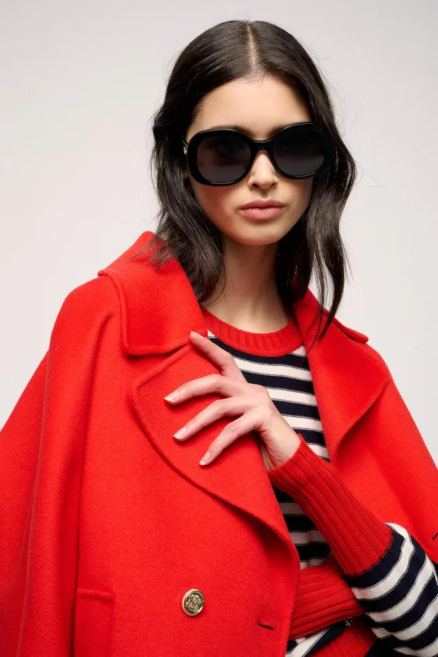 Luisa Spagnoli Outerwear Valchiria Red 8211 Women Luisa Spagnoli Outerwear Valchiria Red 8211 Women