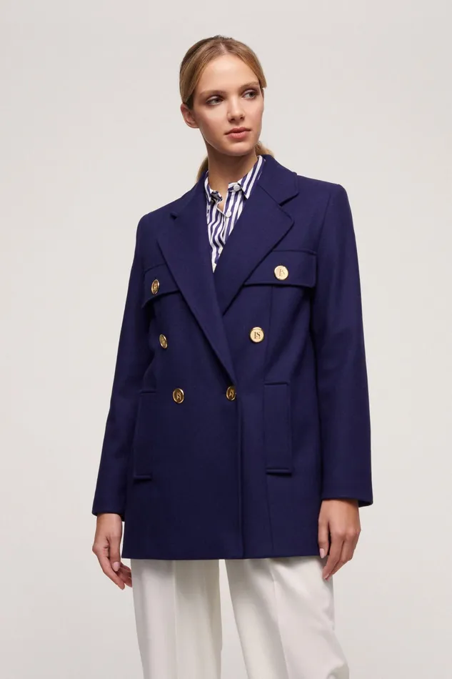 Luisa Spagnoli Outerwear Valmont Blue 8211 Women