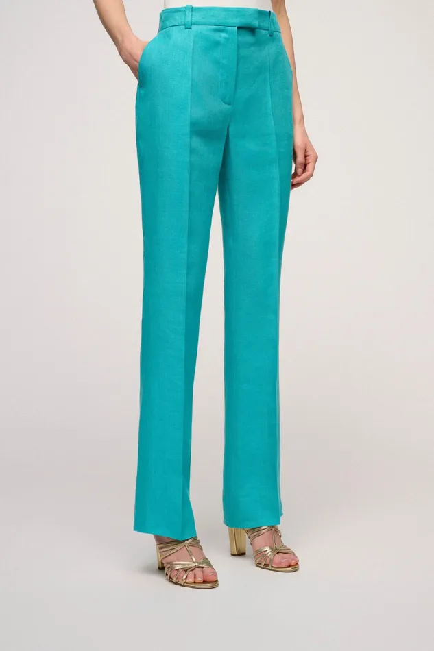 Luisa Spagnoli Pants Adesivo Turquoise 8211 Women