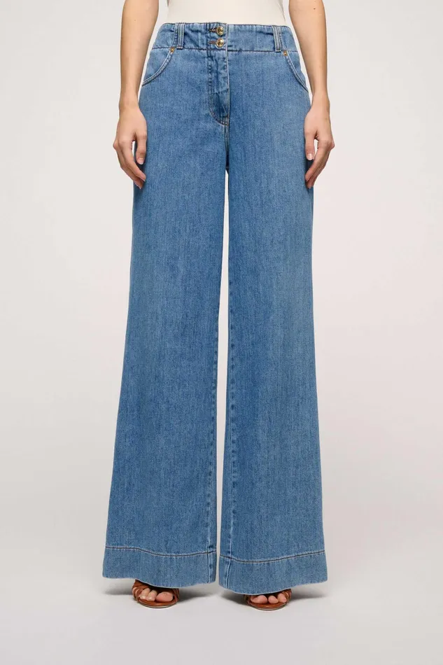 Luisa Spagnoli Pants Agrumeto Blue 8211 Women