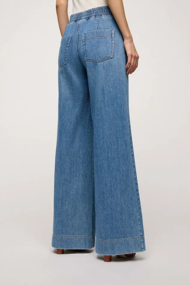 Luisa Spagnoli Pants Agrumeto Blue 8211 Women Luisa Spagnoli Pants Agrumeto Blue 8211 Women