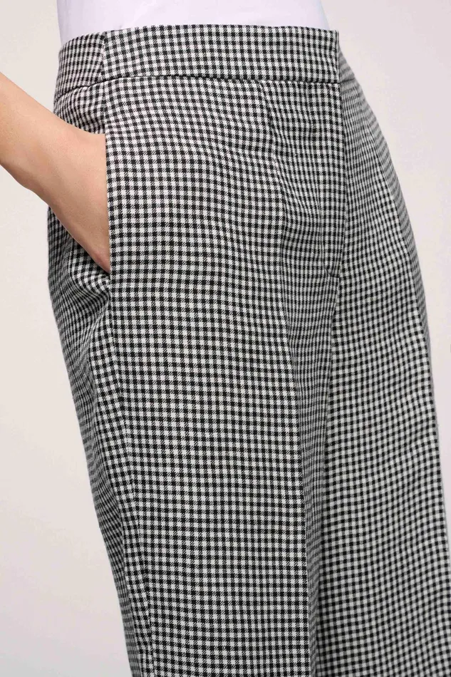 Luisa Spagnoli Pants Analogia Blackcream 8211 Women Luisa Spagnoli Pants Analogia Blackcream 8211 Women