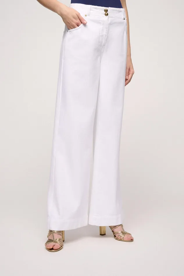 Luisa Spagnoli Pants Aragona White 8211 Women
