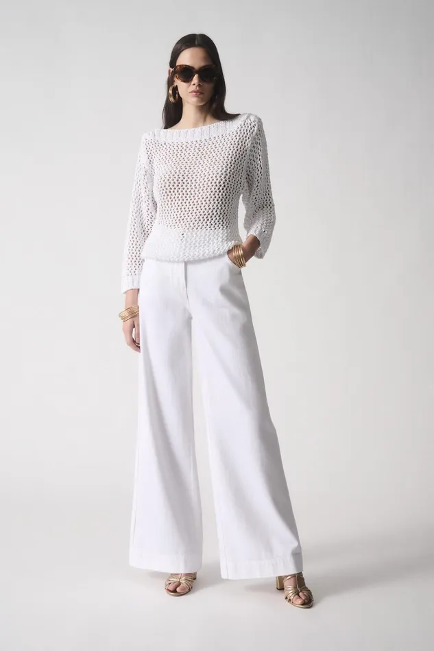 Luisa Spagnoli Pants Aragona White 8211 Women Luisa Spagnoli Pants Aragona White 8211 Women