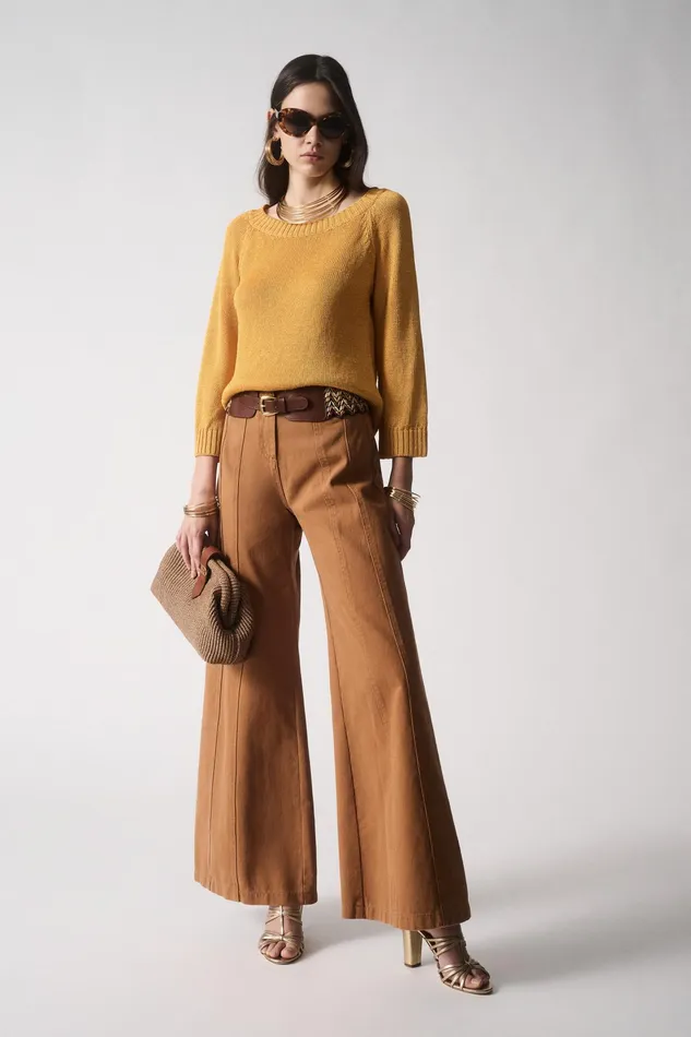 Luisa Spagnoli Pants Arenaria Tobacco 8211 Women Luisa Spagnoli Pants Arenaria Tobacco 8211 Women