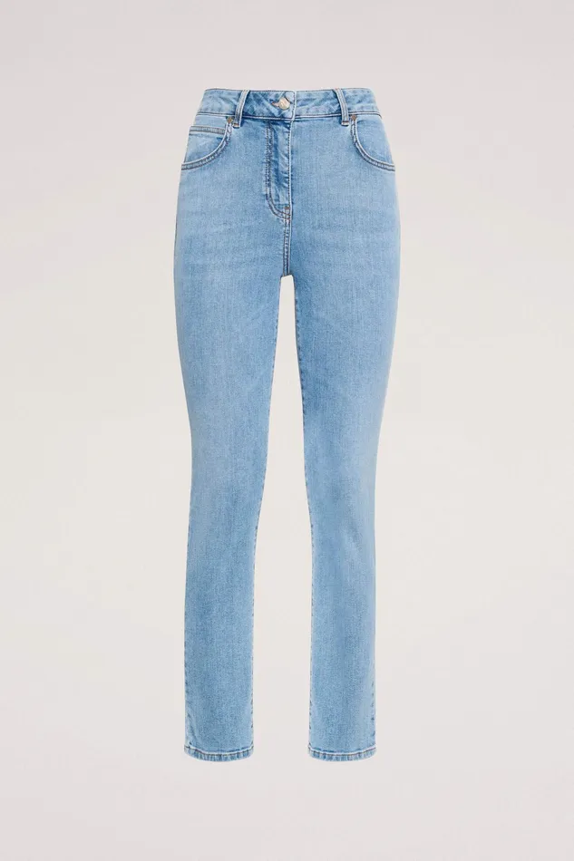 Luisa Spagnoli Pants Ottuso Avio Blue 8211 Women Luisa Spagnoli Pants Ottuso Avio Blue 8211 Women