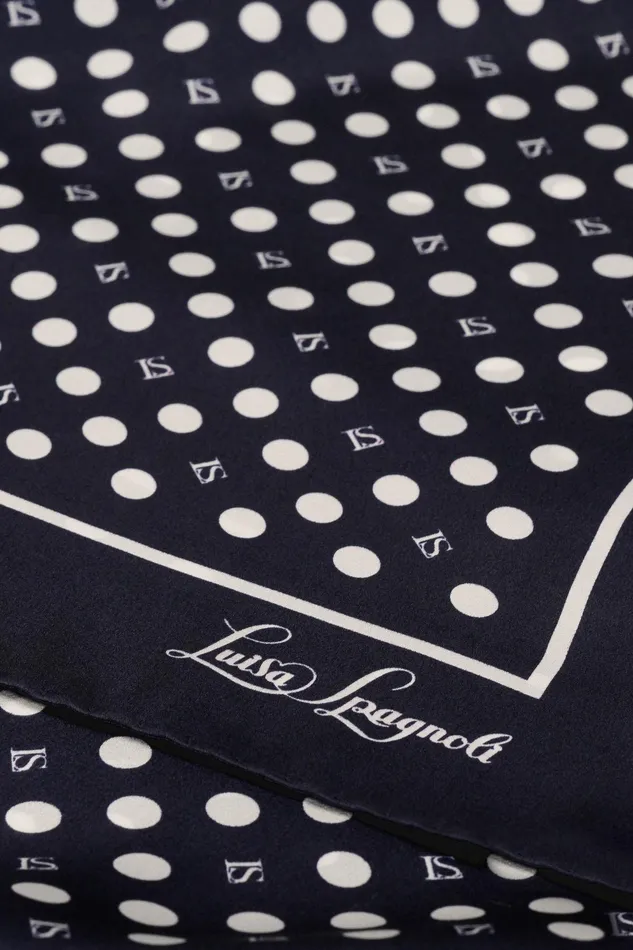 Luisa Spagnoli Scarves And Hats Rampollo Bluecream 8211 Women