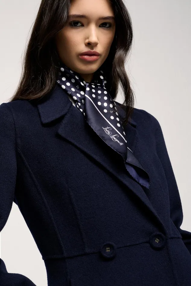 Luisa Spagnoli Scarves And Hats Rampollo Bluecream 8211 Women Luisa Spagnoli Scarves And Hats Rampollo Bluecream 8211 Women
