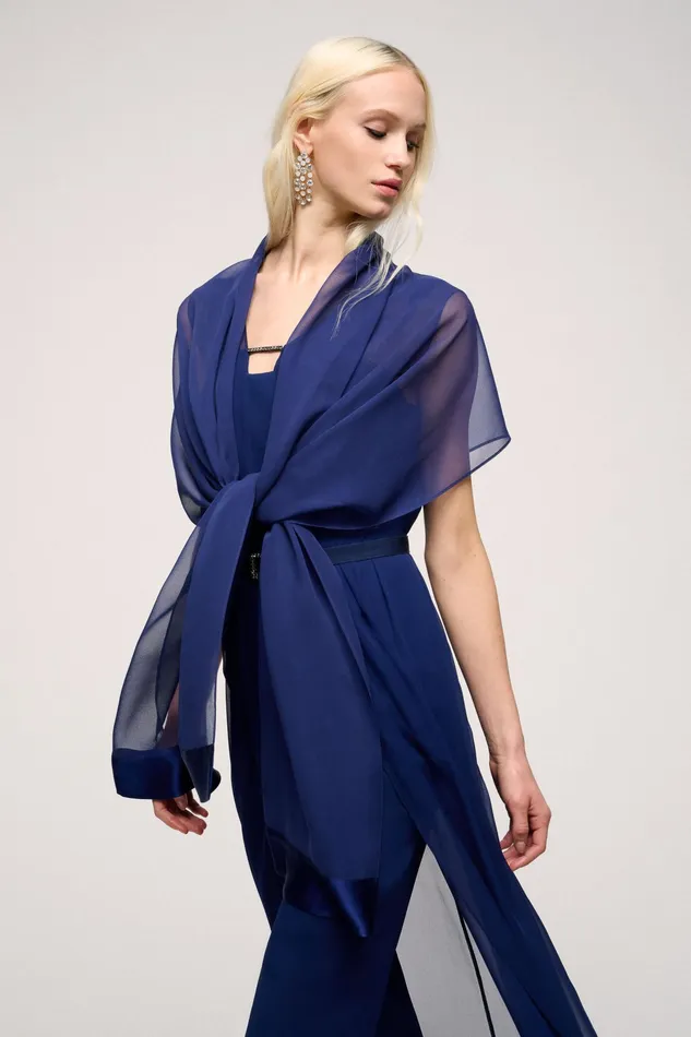 Luisa Spagnoli Scarves And Hats Riflettere Blue 8211 Women
