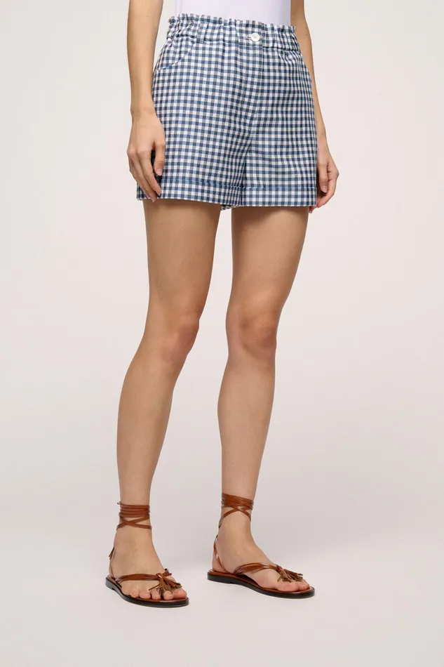 Luisa Spagnoli Skirts And Shorts Alberta Bluecream 8211 Women