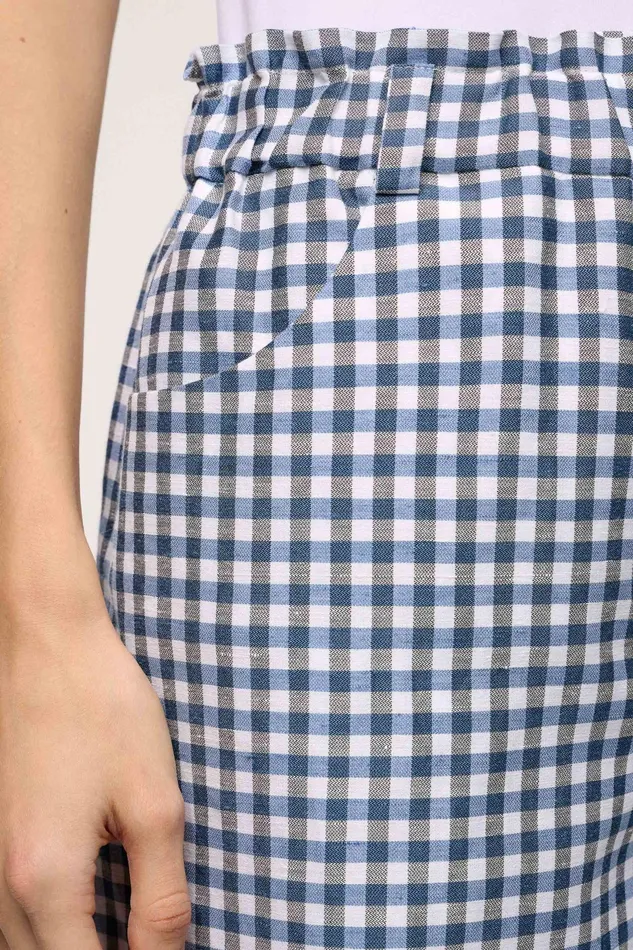 Luisa Spagnoli Skirts And Shorts Alberta Bluecream 8211 Women Luisa Spagnoli Skirts And Shorts Alberta Bluecream 8211 Women