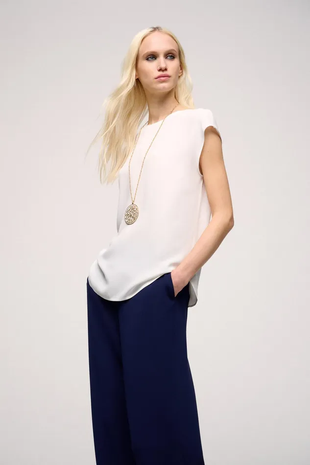 Luisa Spagnoli Tops And TShirts Battistero Cream 8211 Women