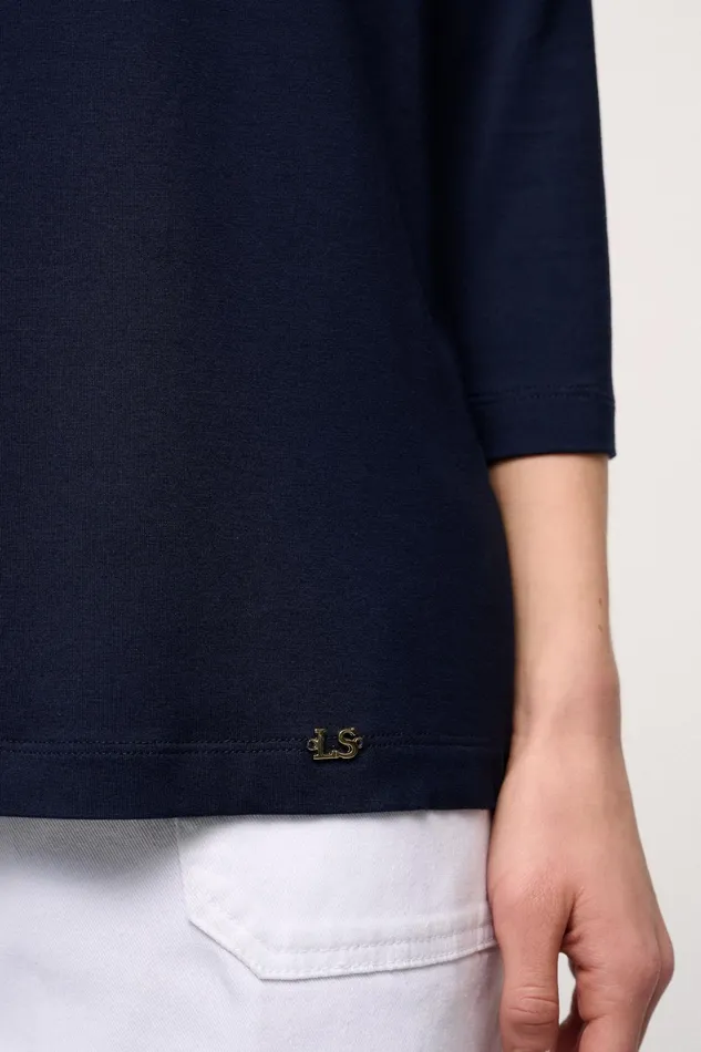 Luisa Spagnoli Tops And TShirts Bibla Blue 8211 Women Luisa Spagnoli Tops And TShirts Bibla Blue 8211 Women
