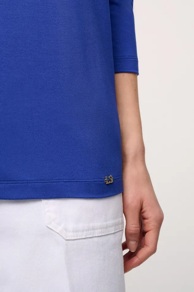 Luisa Spagnoli Tops And TShirts Bibla Bluette 8211 Women Luisa Spagnoli Tops And TShirts Bibla Bluette 8211 Women