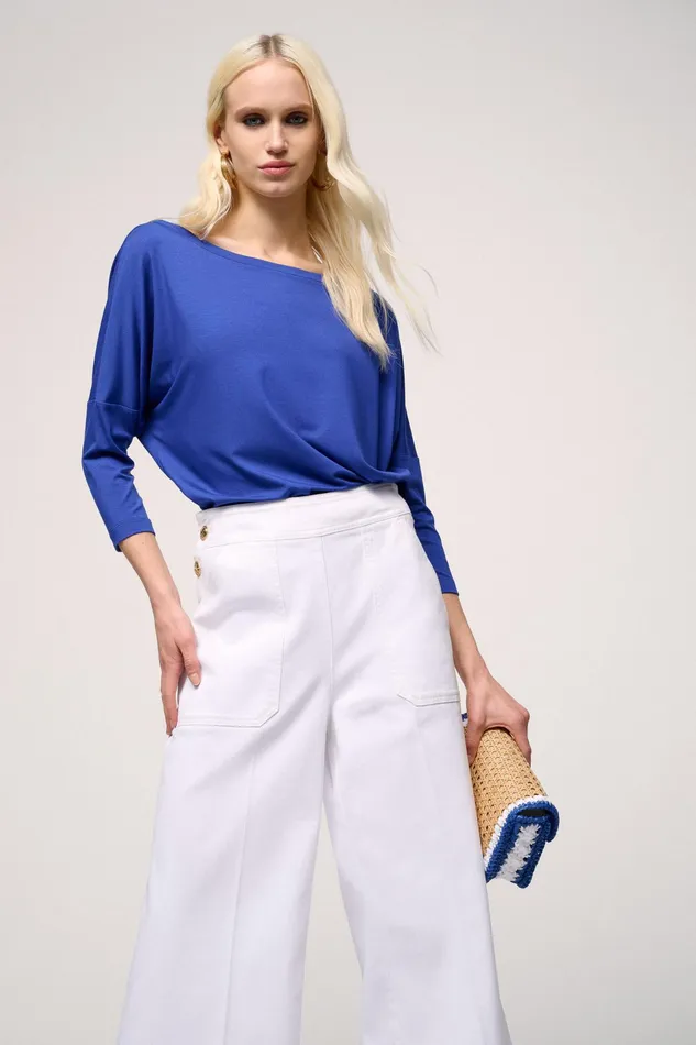 Luisa Spagnoli Tops And TShirts Bibla Bluette 8211 Women Luisa Spagnoli Tops And TShirts Bibla Bluette 8211 Women