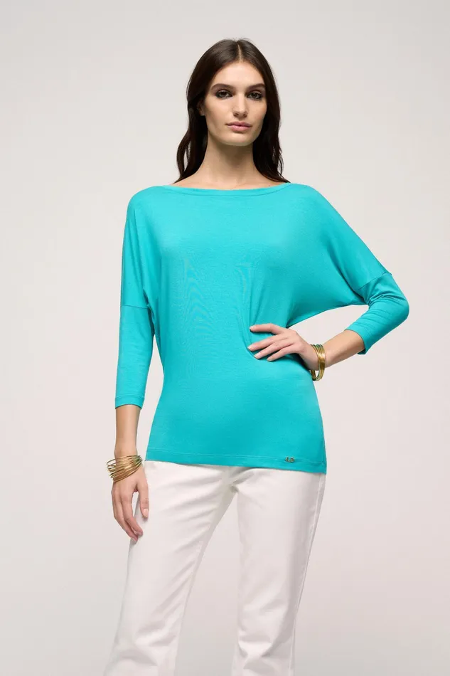 Luisa Spagnoli Tops And TShirts Bibla Turquoise 8211 Women