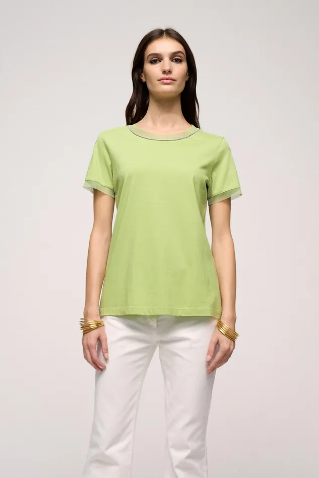 Luisa Spagnoli Tops And TShirts Bracciano Green 8211 Women
