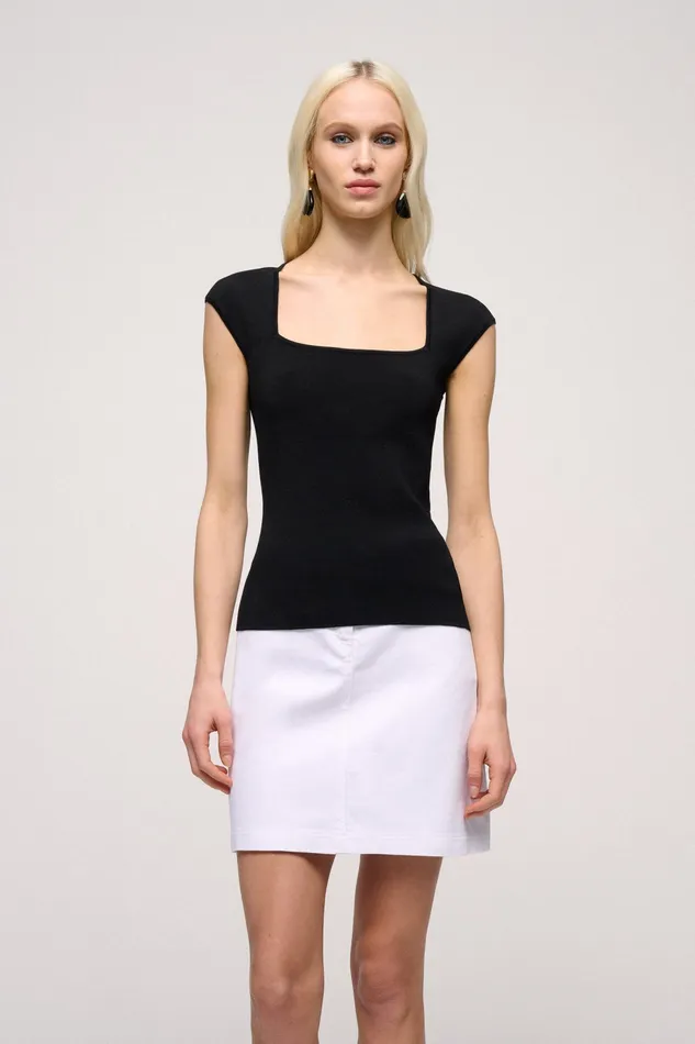 Luisa Spagnoli Tops And TShirts Cebrio Black 8211 Women