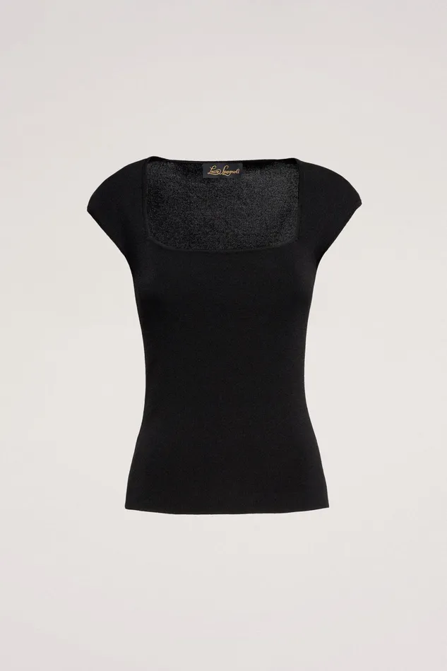 Luisa Spagnoli Tops And TShirts Cebrio Black 8211 Women Luisa Spagnoli Tops And TShirts Cebrio Black 8211 Women