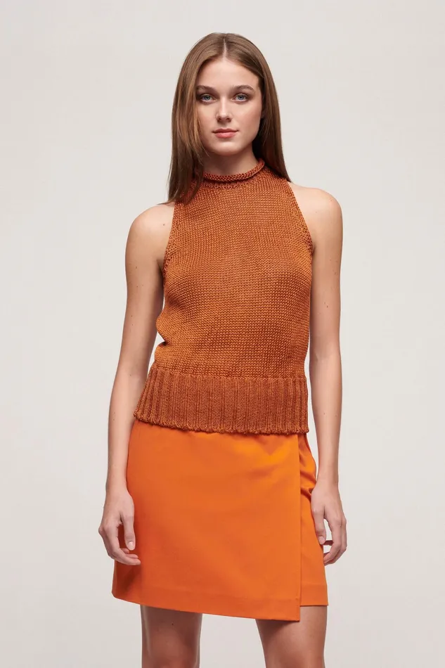 Luisa Spagnoli Tops And TShirts Chianciano Tobacco 8211 Women