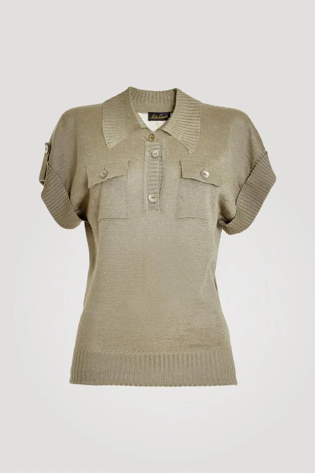 Luisa Spagnoli Tops And TShirts Concetta Military Green 8211 Women Luisa Spagnoli Tops And TShirts Concetta Military Green 8211 Women