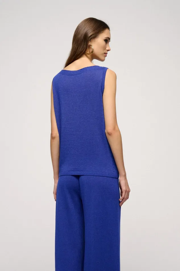 Luisa Spagnoli Tops And TShirts Cubico Bluette 8211 Women Luisa Spagnoli Tops And TShirts Cubico Bluette 8211 Women