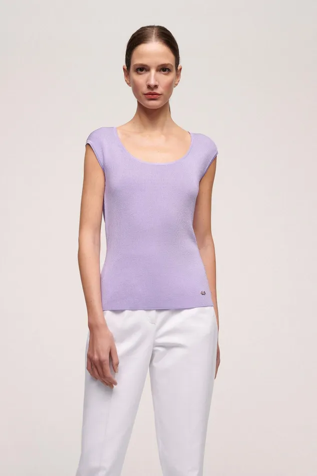 Luisa Spagnoli Tops And TShirts Culla Lilac 8211 Women Luisa Spagnoli Tops And TShirts Culla Lilac 8211 Women