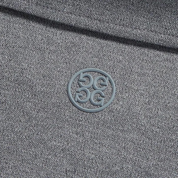 Mlange Rib Gusset Tech Piqu Modern Spread Collar Polo Heather Grey Men GFORE Tops