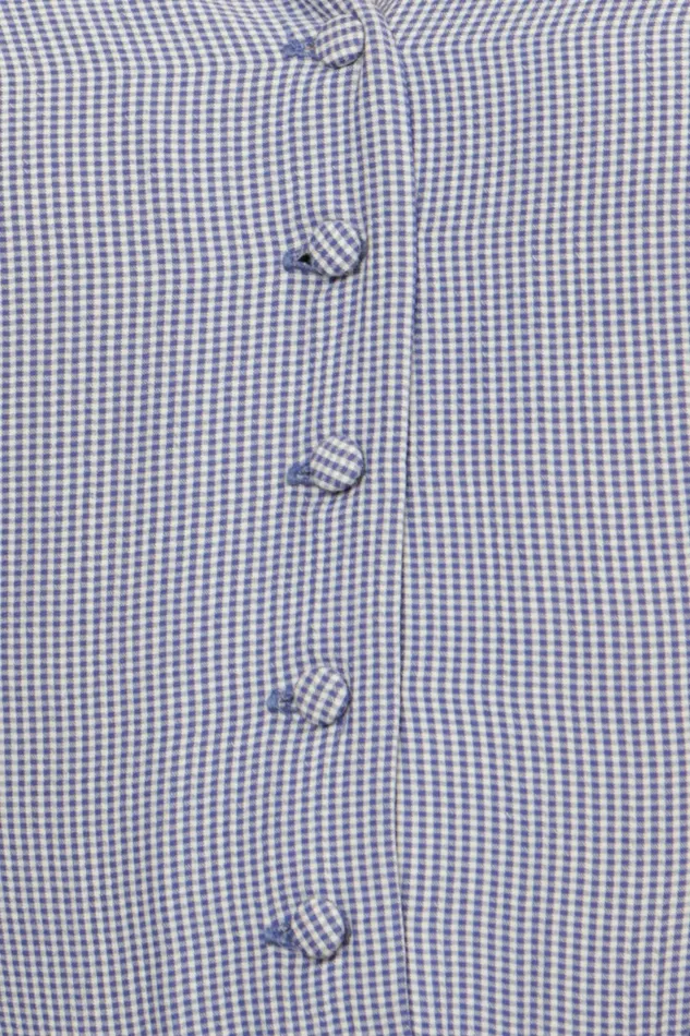 MAGGIE Top Bleu Vichy Women Rouje Blouses and Tops