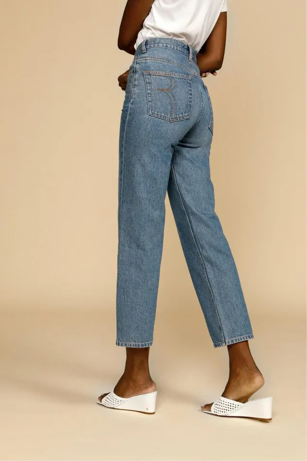 MARAIS Jeans Indigo Double Stone Women Rouje Pants