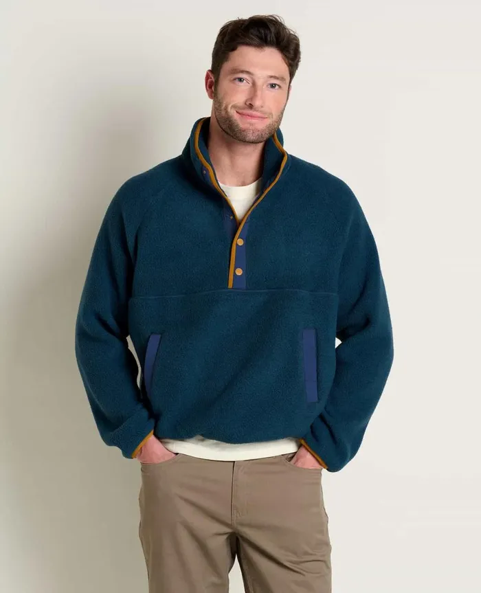 Men039s Men039s Campo Fleece Pullover Midnight ToadandCo Jackets and Layers