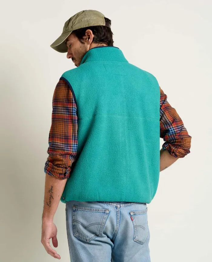 Men039s Men039s Campo Fleece Vest Cyan ToadandCo Jackets and Layers