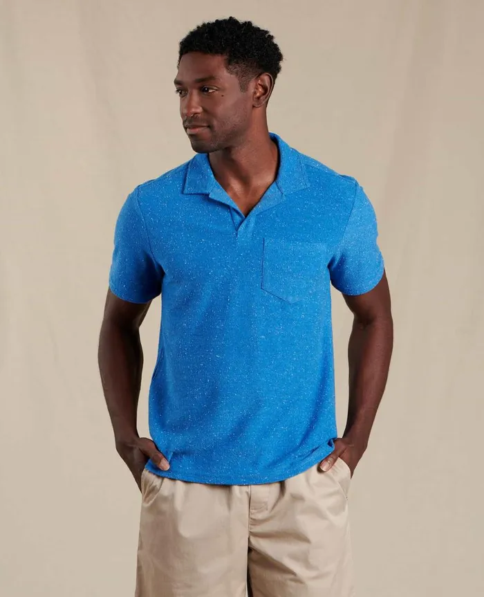 Men039s Men039s Eventide Terry Short Sleeve Polo High Dive ToadandCo TShirts