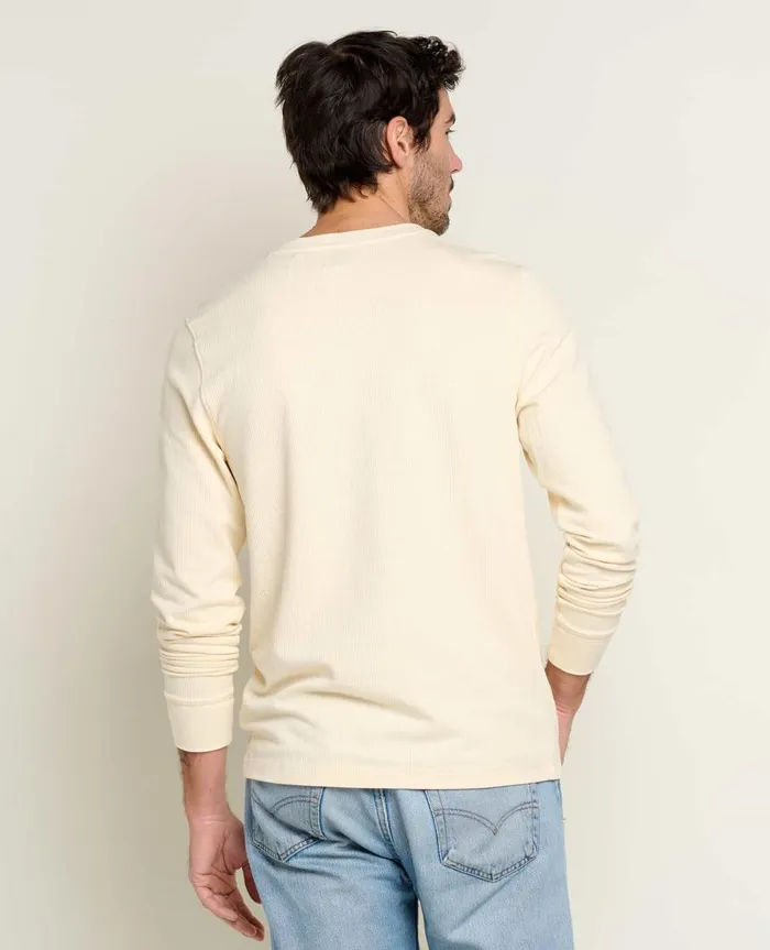 Men039s Men039s Ponderosa Long Sleeve Henley Almond ToadandCo Shirts