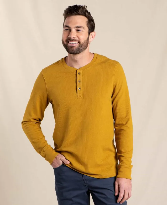 Men039s Men039s Ponderosa Long Sleeve Henley Antler ToadandCo TShirts