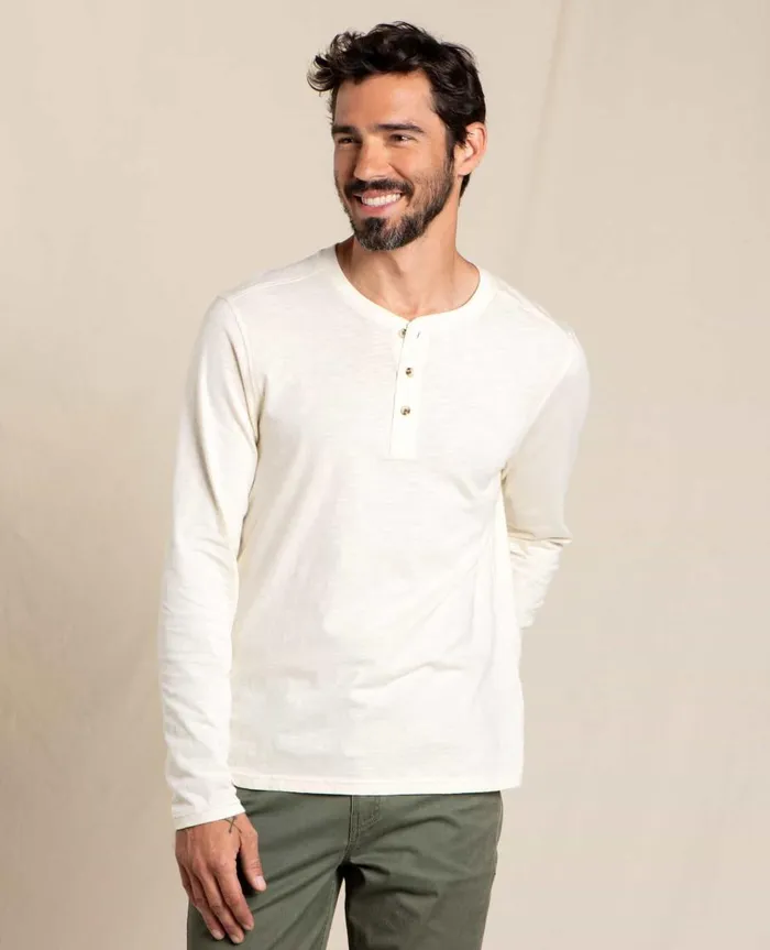 Men039s Men039s Primo Long Sleeve Henley Salt ToadandCo Shirts