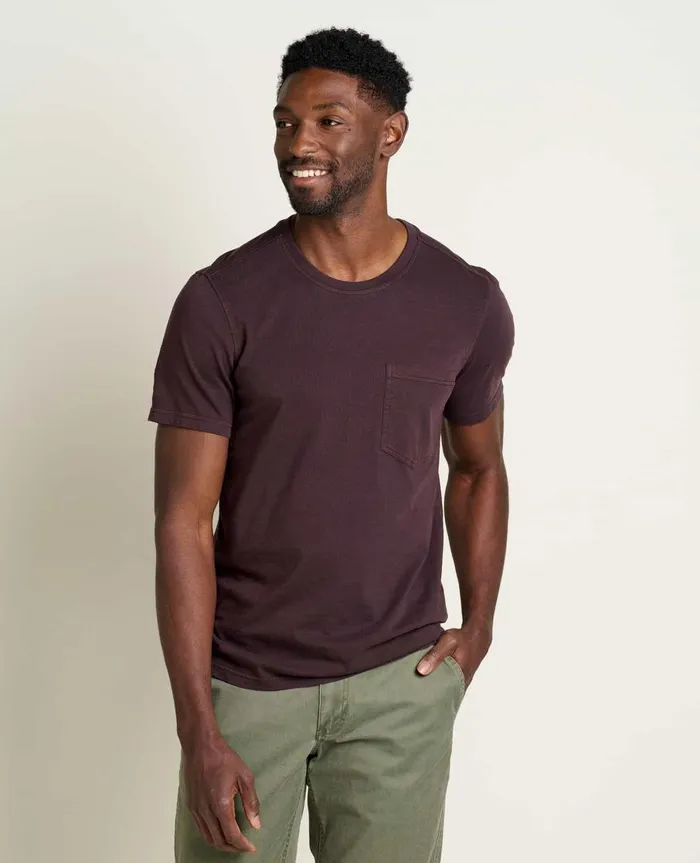 Men039s Men039s Primo Short Sleeve Crew Carob ToadandCo TShirts