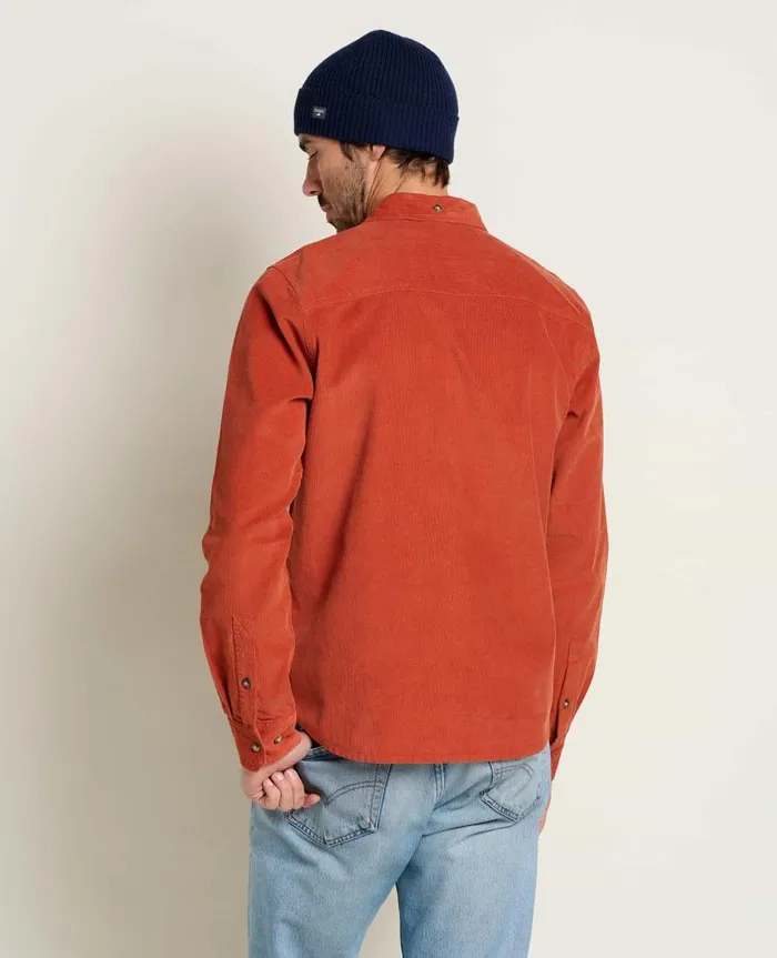Men039s Men039s Scouter Cord Long Sleeve Shirt Cinnamon ToadandCo Shirts
