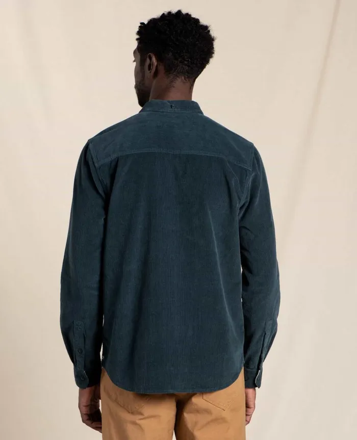 Men039s Men039s Scouter Cord Long Sleeve Shirt Midnight ToadandCo Shirts